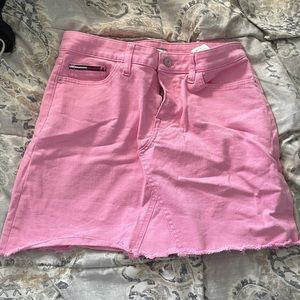 Pink Tommy Hilfiger/ Tommy Jean Denim Mini Skirt (bundle only)